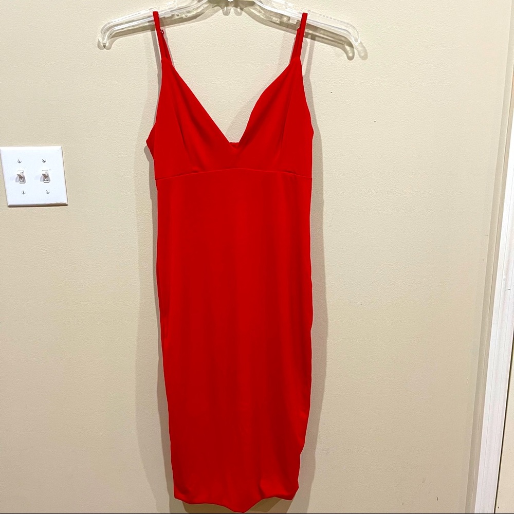 Mind Code Slinky Red Mini Dress XL